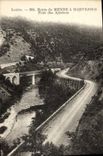 VINTAGE POSTCARD Mende Route of has Marvejols Pont of Adjust