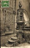 VINTAGE POSTCARD Sion Collegial of Valere the gate vault