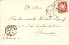 VINTAGE POSTCARD Wurzburg Die Stift Haug Kirche