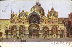 VINTAGE POSTCARD Venezia Chiesa S Marco