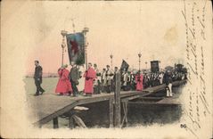 VINTAGE POSTCARD religious Procession