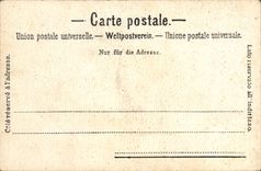 VINTAGE POSTCARD Geneva Places of the Alps and Mont Blanc