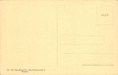 Pez gordo Vecchio Taddeo Gabbi de Firenze de la POSTAL de la VENDIMIA