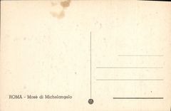 CPA Roma Mose Di Michelangelo