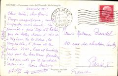 Panorama Visto Dal Piazzale Michelangelo de Firenze de la POSTAL de la VENDIMIA