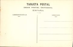 CPA Fuenterrabia Interior Des Castillo De Carlos V Soldat Militaria