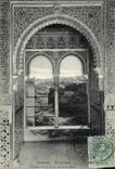 CPA Granada Alhambra Ajimez En La Torre De La Cautiva