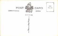 VINTAGE POSTCARD Denton Gardens Worthing