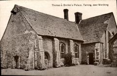 VINTAGE POSTCARD Thomas has Becket' S Palace Tarring Near Worthing