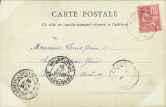 Bey viejo de D Abmed del paladar de Constantina de la POSTAL de la VENDIMIA