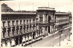 VINTAGE POSTCARD Milano Facciata Della Galleria Vittorio Emanuele II