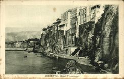 VINTAGE POSTCARD Sorrento Hotel Tramontano Publicity Pastiglie Valda Valda Pastilles