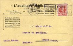 Entirety the Medical auxiliary Street of the hospital Brussels Chrirurgue