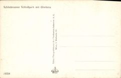 VINTAGE POSTCARD Schonbrunner Schlobpark MIT Gloriette