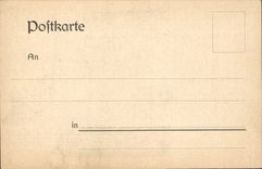 VINTAGE POSTCARD Grub Vom Rhein Ruins Drachenfels