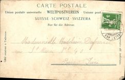 VINTAGE POSTCARD Geneva Dulour Monument