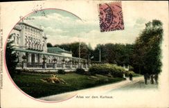 VINTAGE POSTCARD Gone Vour Dem Kurhaus Nauheim