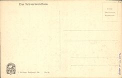 VINTAGE POSTCARD Das Schwarzwaldhaus
