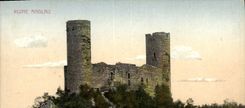 VINTAGE POSTCARD Andlau Ruin