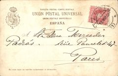 VINTAGE POSTCARD Gentil Moza Of Was windy