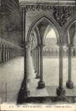 CPA Mont St Michel Abbaye Galerie Du Clotre