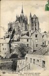 CPA Mont Saint Michel L'Abbaye Vue De La Tour Boucle