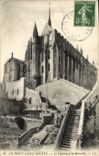 CPA Le Mont Saint Michel Le Chateau Et La Merveille