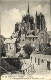 CPA Le Mont Saint L'Abbaye Et l'Eglise Paroissiale prises de la Tour Boucle