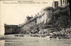 CPA Mont Saint Michel La Tour Du Nord Et La Tour Boucle