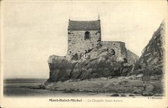 CPA Mont Saint Michel La Chapelle Saint Aubert