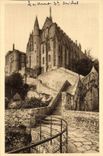 VINTAGE POSTCARD Soft France the Mount St Michel Wonder Seen Of the Tower Of North