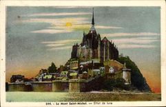 CPA Le Mont Saint Michel Effet De Lune