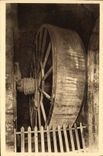 VINTAGE POSTCARD Soft France the Mount St Michel Abbaye the Wheel Assembles Chage