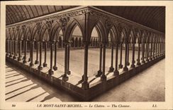 CPA Le Mont Saint Michel Le Cloitre 