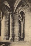 VINTAGE POSTCARD Mont Saint Michel the Crypt Of the Large Pillars