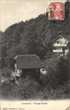 VINTAGE POSTCARD Swiss Lausanne Village