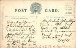 La POSTAL Londres de la VENDIMIA el horno disponible resuelve caballos