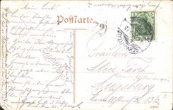 VINTAGE POSTCARD Waldhalle Schwartau