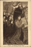 VINTAGE POSTCARD Bruges Communal Museum Memling the Giver Guillaume Moreel