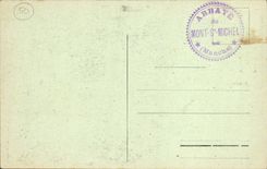 CPA Mont Saint Michel vue Generale Cote Est