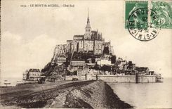 CPA Le Mont St Michel Cote Sud