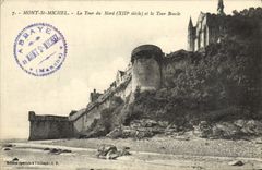 CPA Mont St Michel La Tour Du Nord Et La Tour Boucle