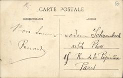 VINTAGE POSTCARD Strikes Of Mont Saint Michel the Mount St Michel Seen Of the Rock De Tombelaine