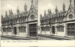 VINTAGE POSTCARD Pisa Church Of Notre Dame Of the Spine