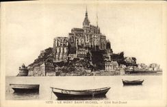 CPA Le Mont Saint Michel Cote Sud Ouest
