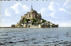 CPA Le Mont St Michel Cote Est