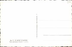 VINTAGE POSTCARD the Mount St Michel Seen air