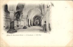 CPA Abbaye Du Mont Saint Michel L'Aumonerie