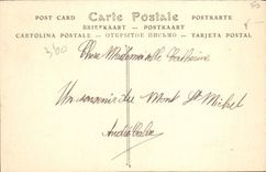 CPA Mont Saint Michel Maison Du 14eme