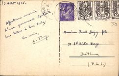 CPA Mont Saint Michel Cote Nord Est